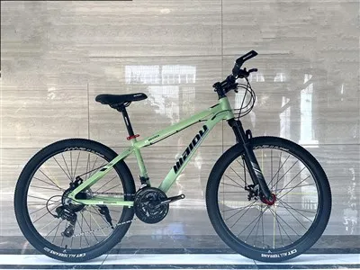 Mountainbike med aluminiumram