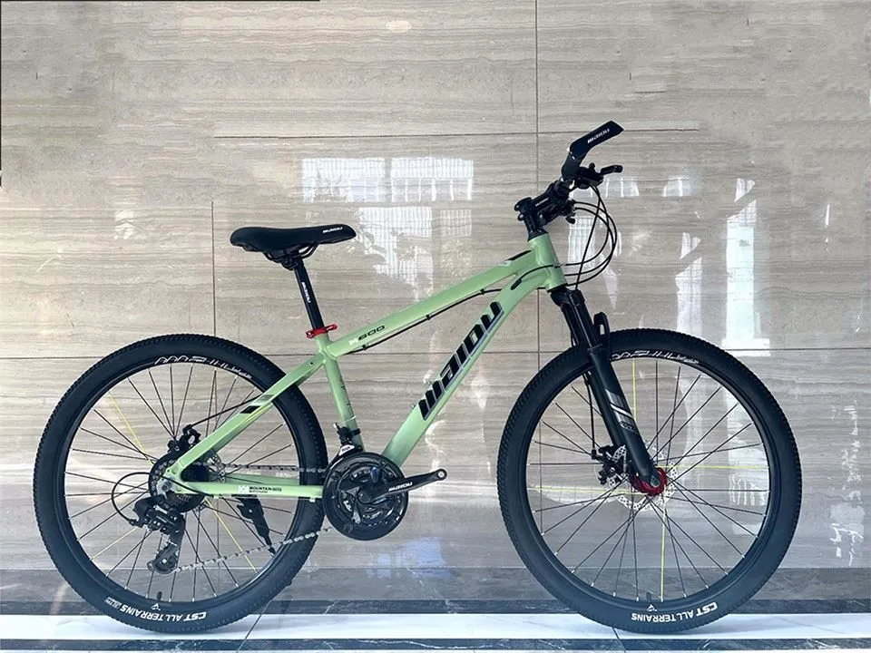 Mountainbike med aluminiumram