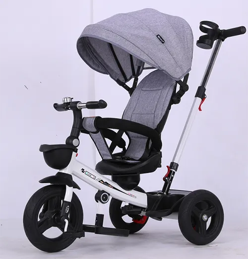 Barn Trehjuling Med Korg